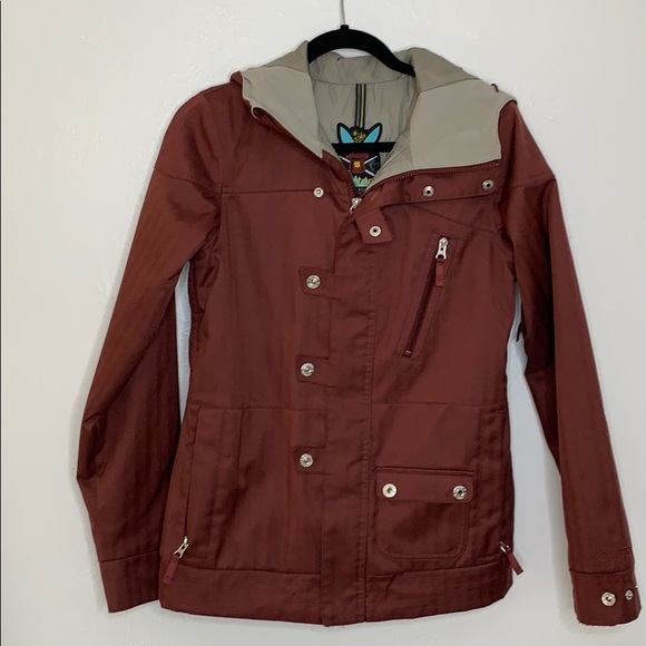 Burton Dryride Maroon Burgundy Ski Snow 
